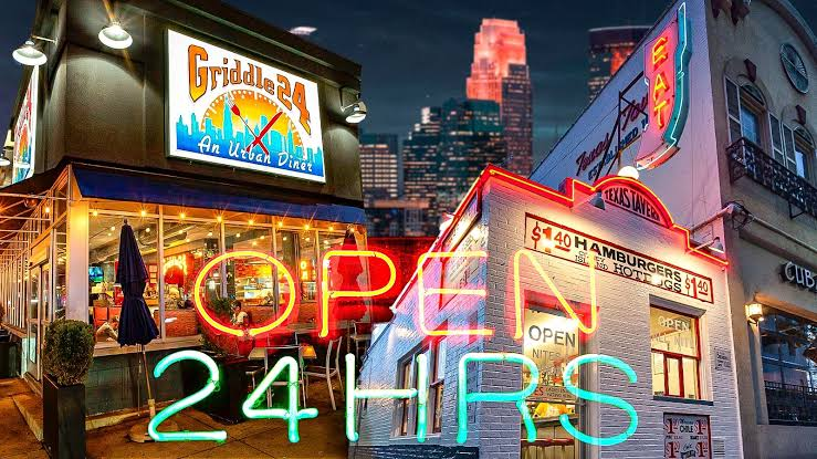 24 hour fast food near me